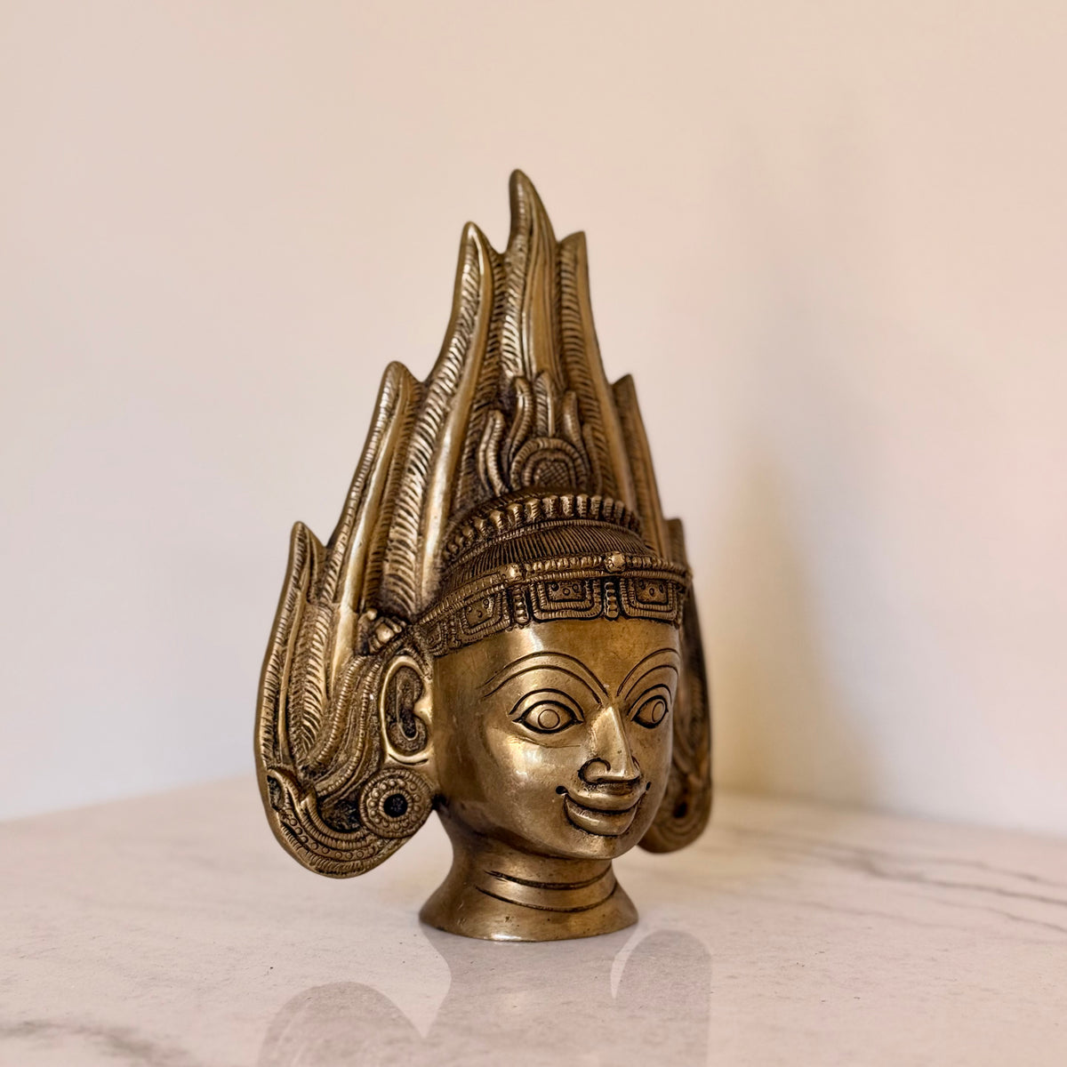 Vintage Devi Mukha | South India | 50-60 Years Old