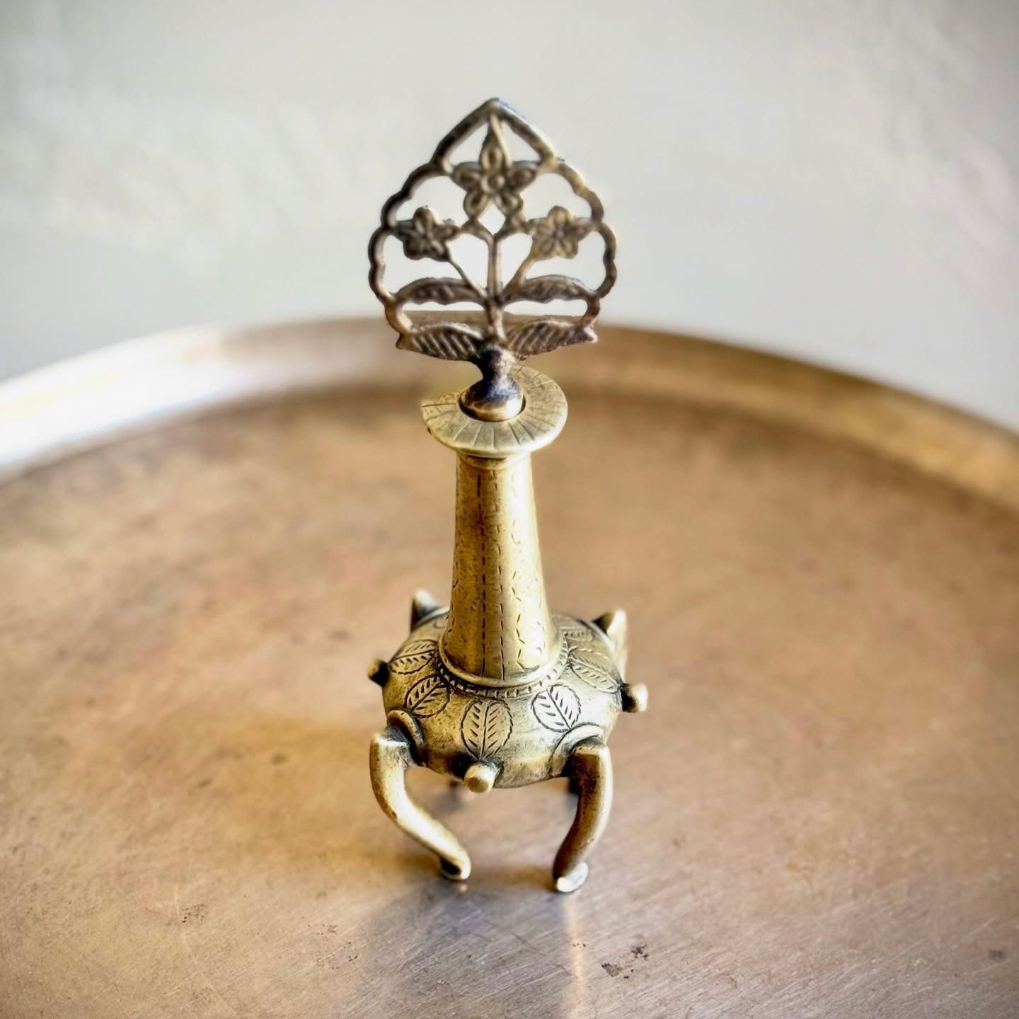 The Lucknow Heritage: A Vintage Brass Surmedaani Pair