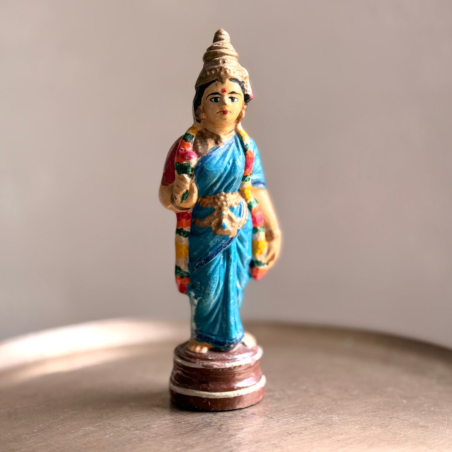 Vintage Ram Parivar Golu Set: Ram, Lakshman, and Sita (c. 1970s)