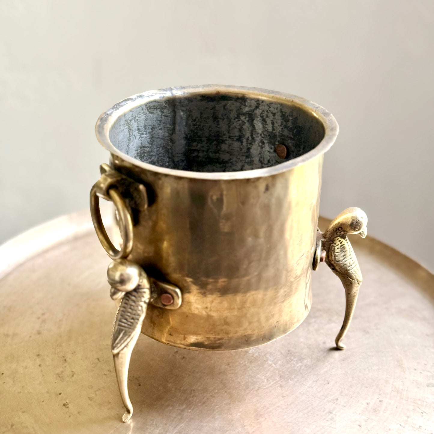 Vintage Brass Planter