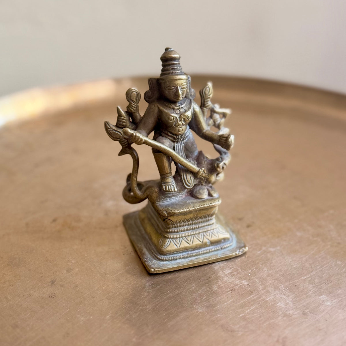 Rare Antique Ashtabhuja Mahishasuramardini | 90–100 Years Old