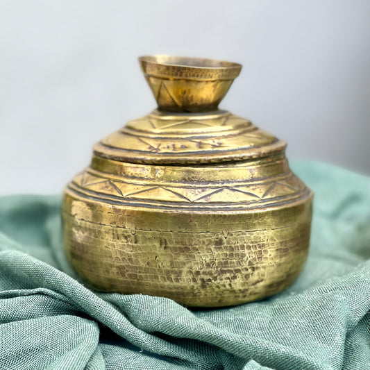 Brass Grain Pot