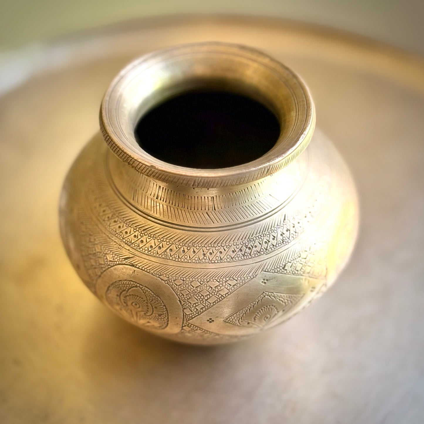 Antique Hand carved Kalash