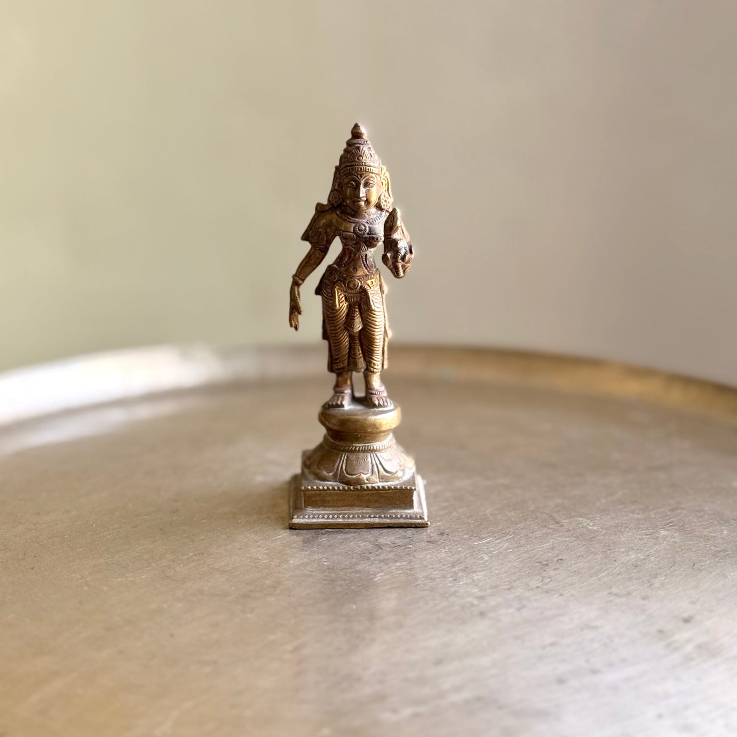 Goddess Parvati – Vintage Panchaloha Bronze Idol