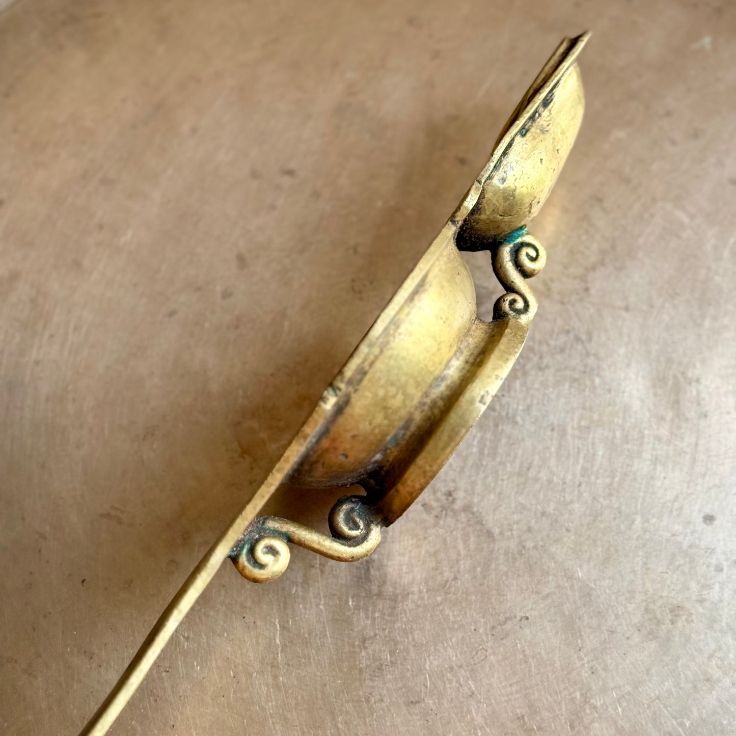 Vintage Brass Dhoop Aarthi - A Rare Find