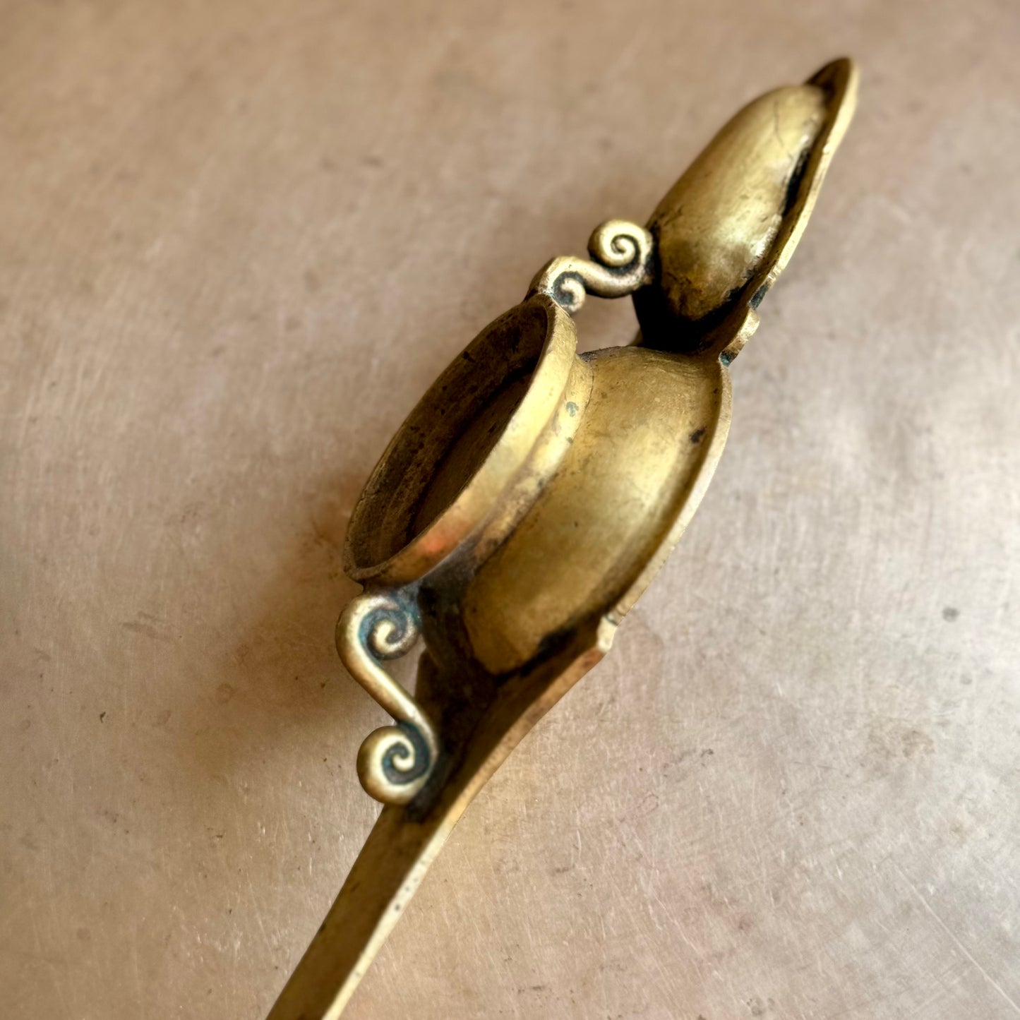 Vintage Brass Dhoop Aarthi - A Rare Find