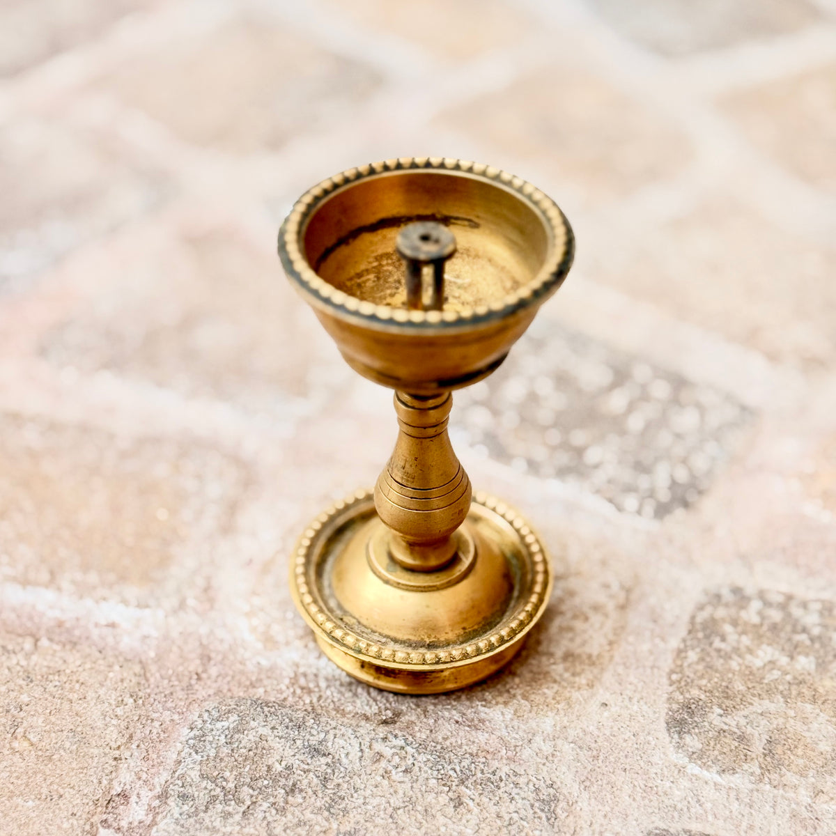 Vintage Brass Oil Lamp