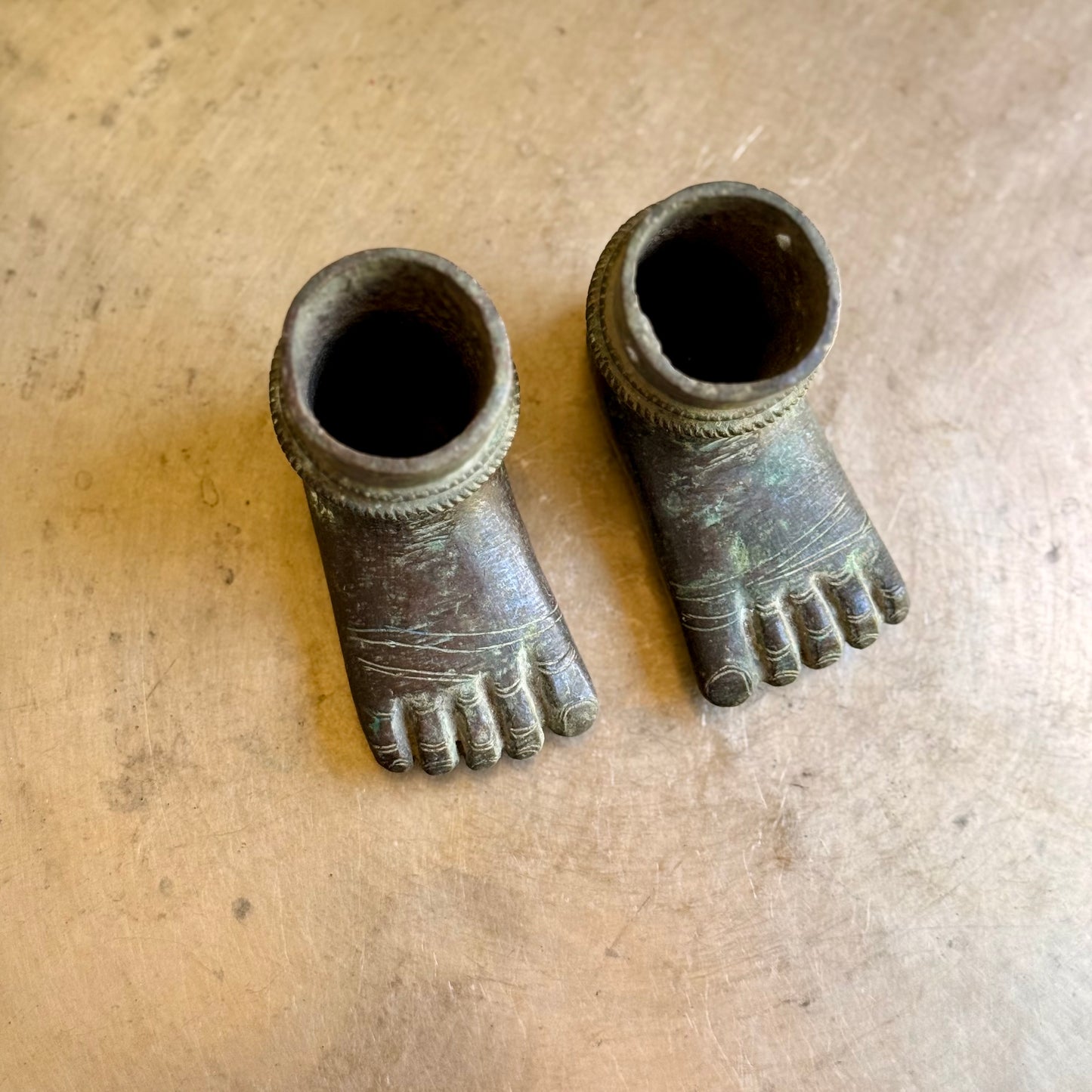Antique Pair of Devi Feet