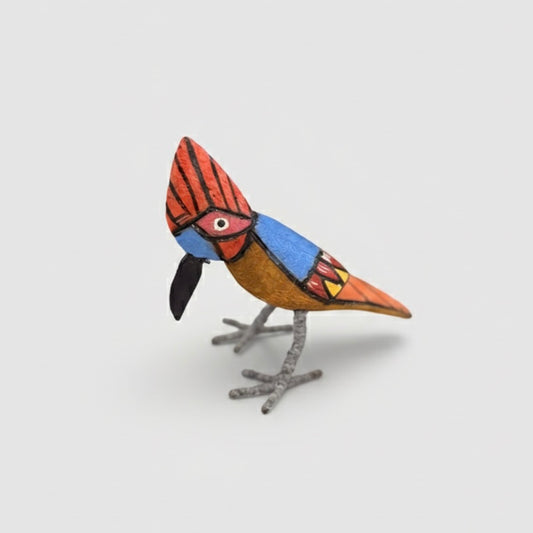 Hand-Crafted Wooden Bird ‘Parinda’ by Veer Singh