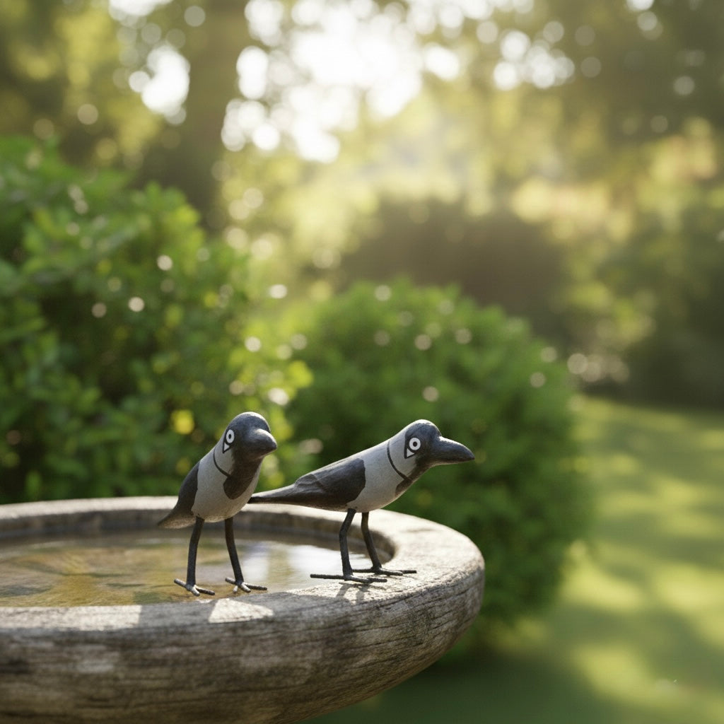 Hand-Crafted Wooden Bird ‘Chatur’ by Veer Singh