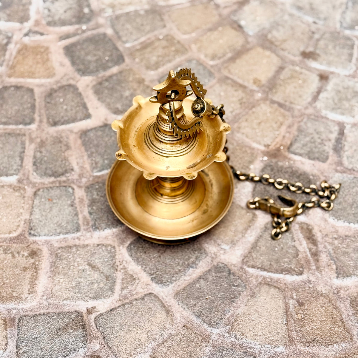 Vintage Kerala Thooku Vilakku – Nine Wicks