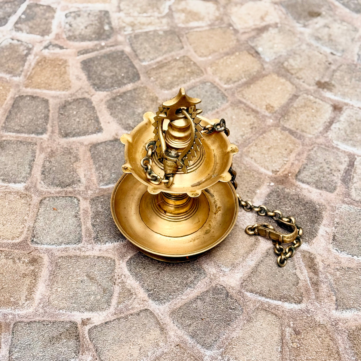 Vintage Kerala Thooku Vilakku – Nine Wicks