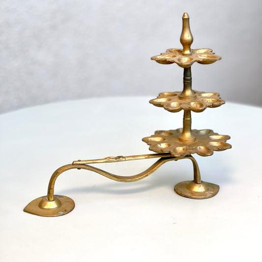 Vintage Three Layer Arthi Lamp